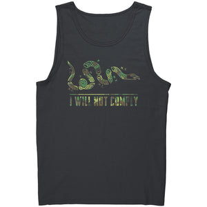 Join Or Die I Will Not Comply Camouflage -Apparel | Drunk America 