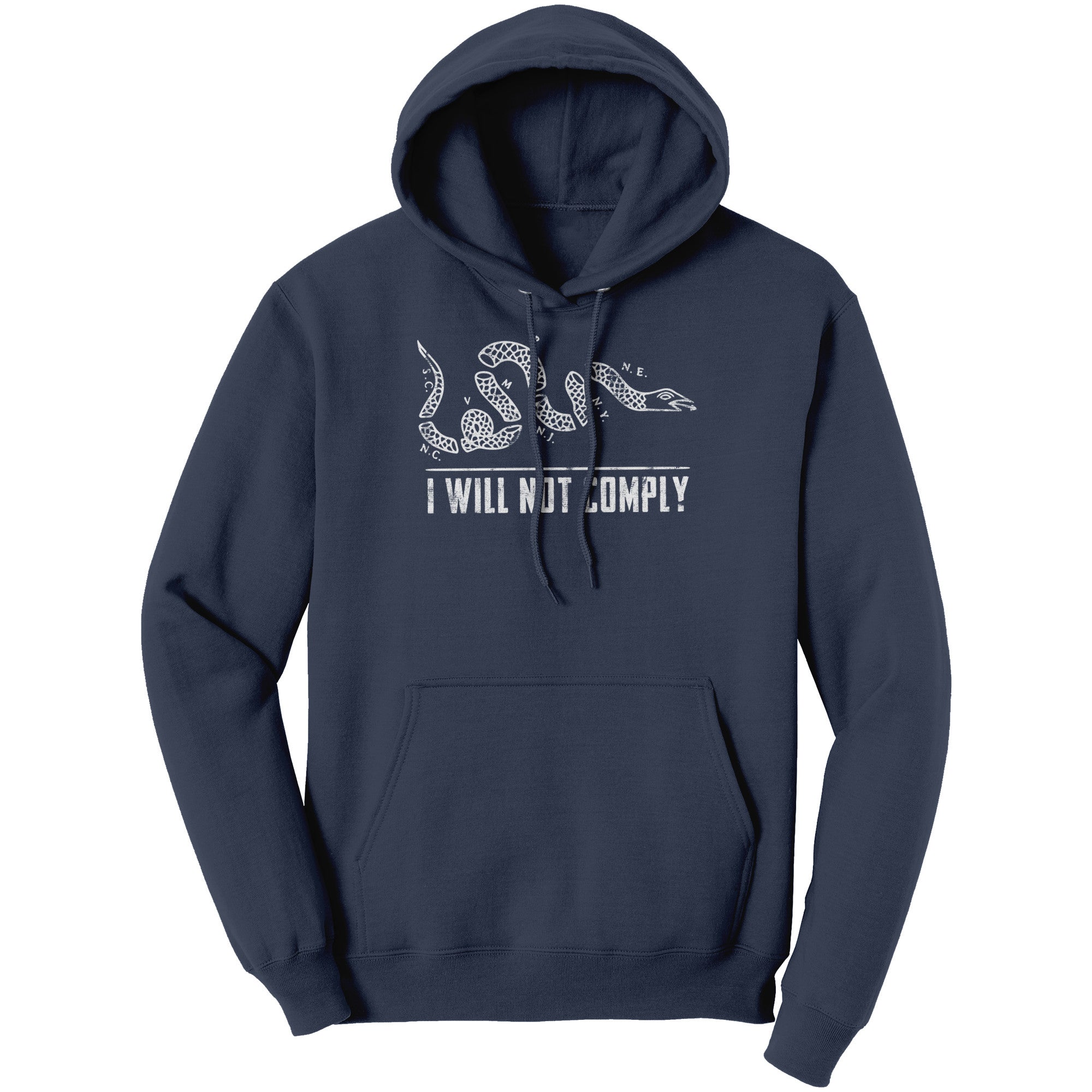 Join Or Die I Will Not Comply -Apparel | Drunk America 