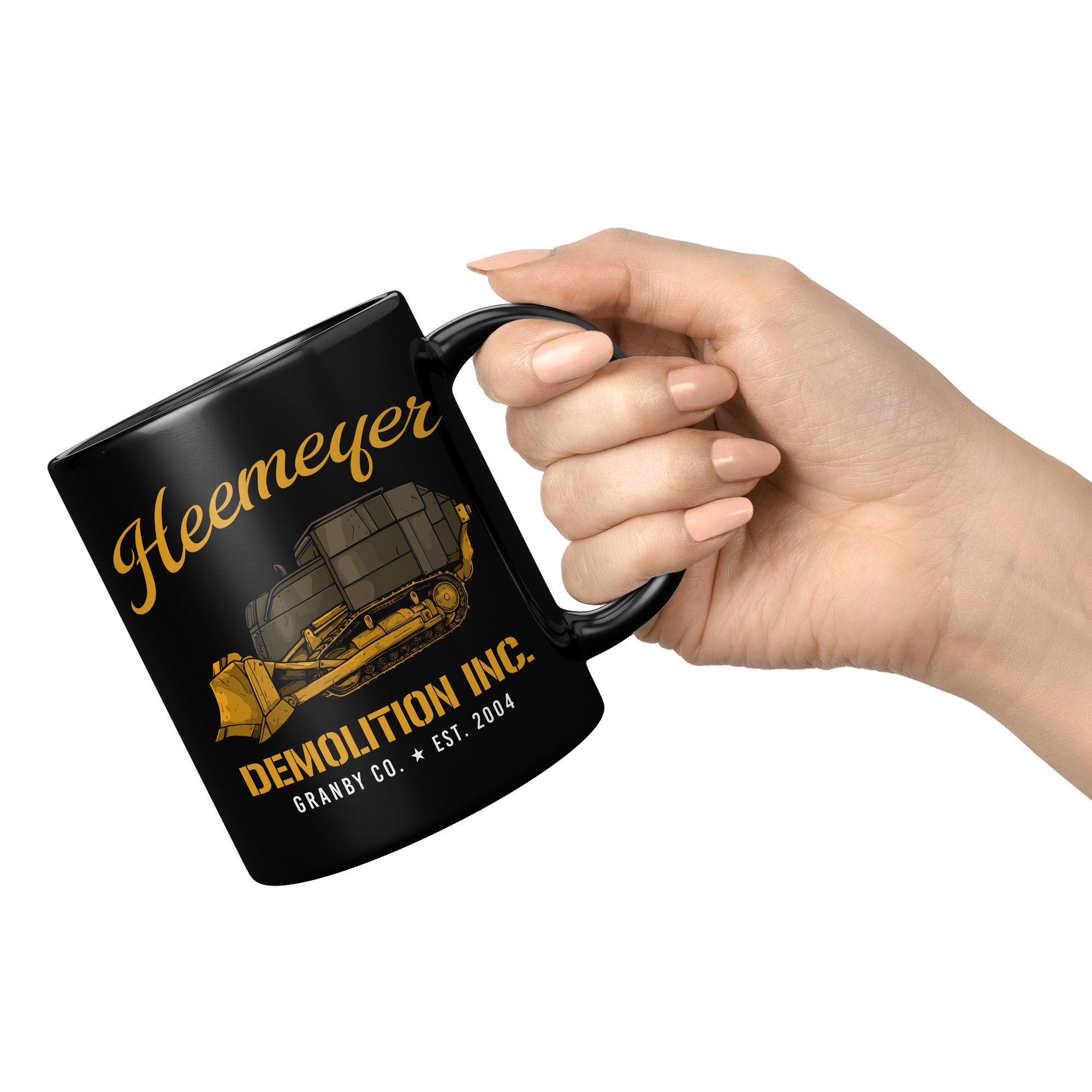 Killdozer_Heemeyer_Demolition_Inc_Coffee_11oz_Black_RH_Model_Mockup.png