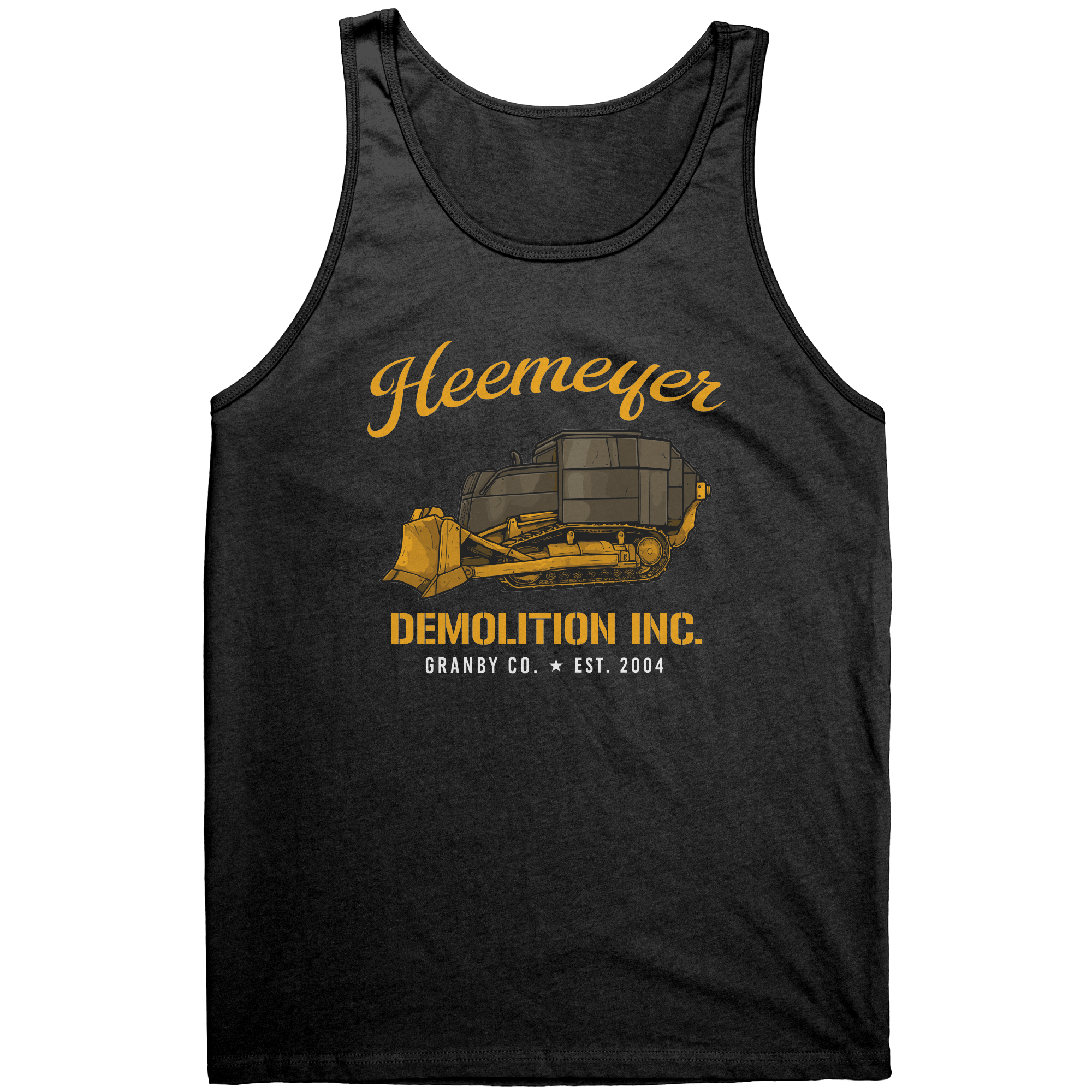 Killdozer Heemeyer Demolition Inc Graphic Tee – Patriotic Clothing for True Americans | Drunk America