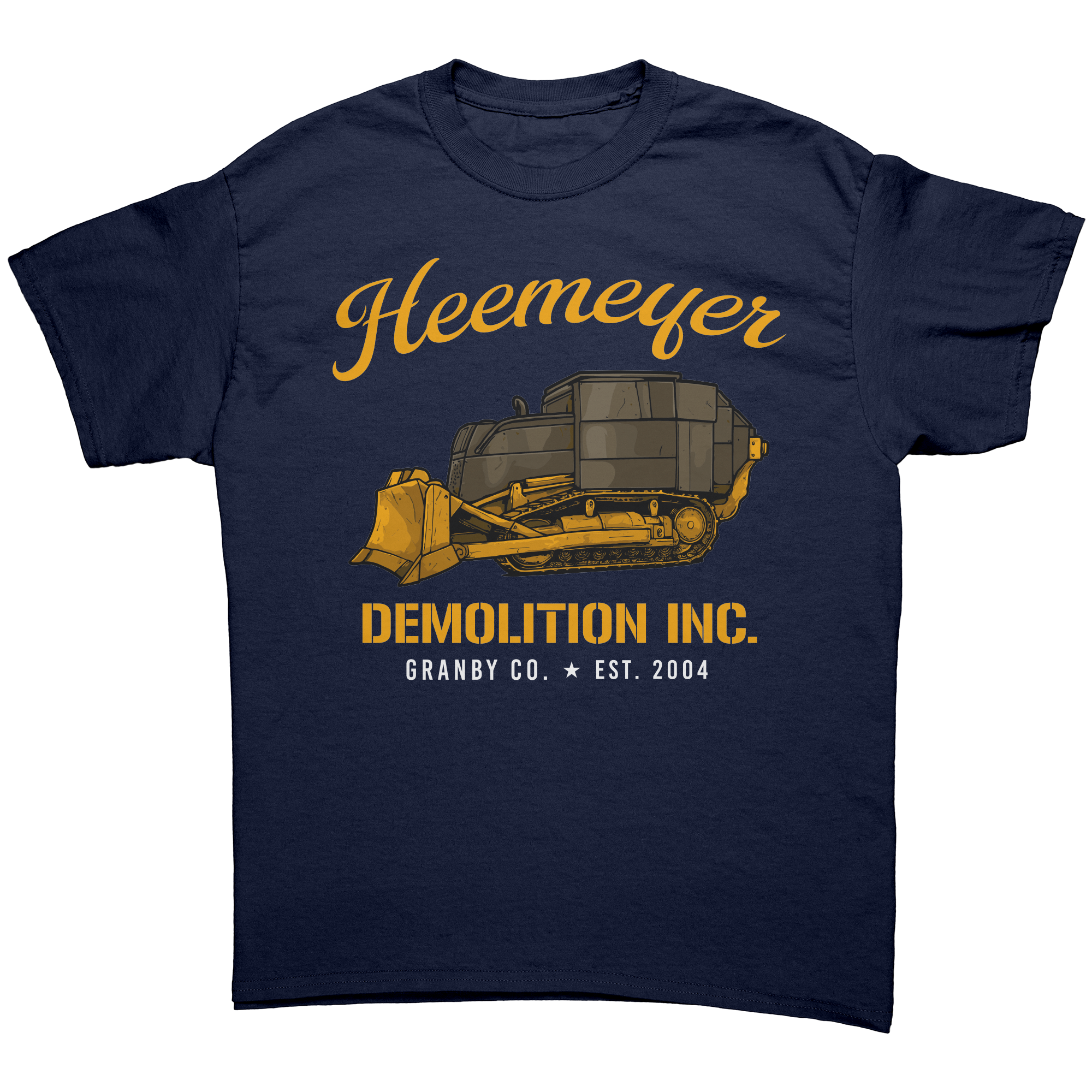 Killdozer Heemeyer Demolition Inc Graphic Tee – Patriotic Clothing for True Americans | Drunk America