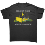 Killdozer Tread On Those Who Tread On You Graphic Tee – Patriotic Clothing for True Americans | Drunk America