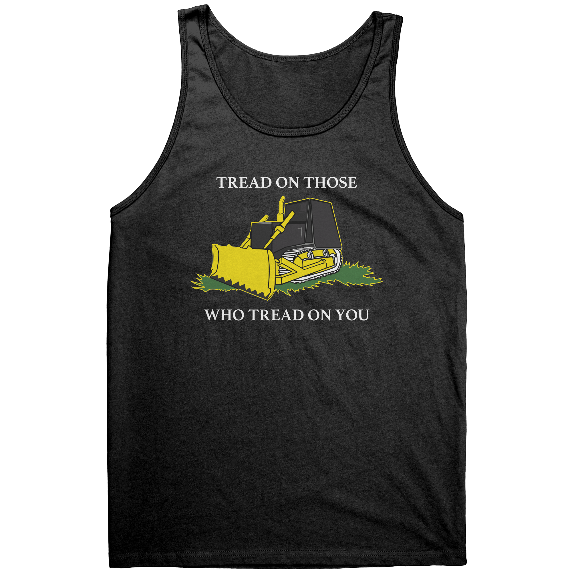 Killdozer Tread On Those Who Tread On You Graphic Tee – Patriotic Clothing for True Americans | Drunk America