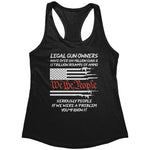 Legal Gun Owners Have Over 2 Million Guns If We Were The Problem You'd Know It (Ladies) -Apparel | Drunk America 