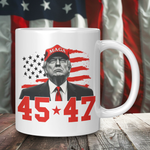 MAGA Trump 45-47 Coffee Mug