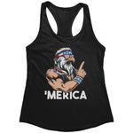 Merica Patriotic Bald Eagle With Mullet (Ladies) -Apparel | Drunk America 