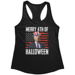 Merry 4th Of Halloween (Ladies) -Apparel | Drunk America 
