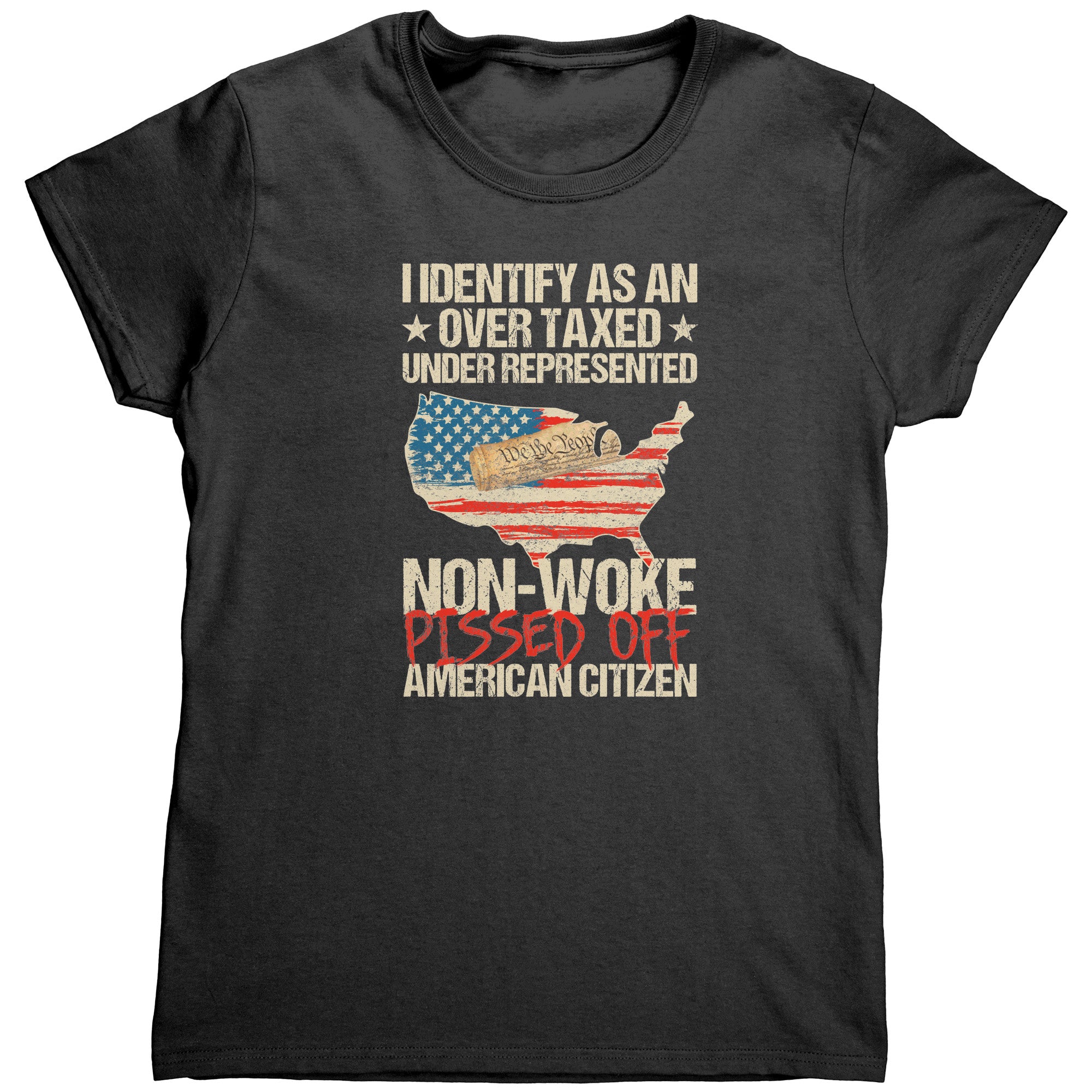 Non-Woke American Citizen (Ladies) -Apparel | Drunk America 