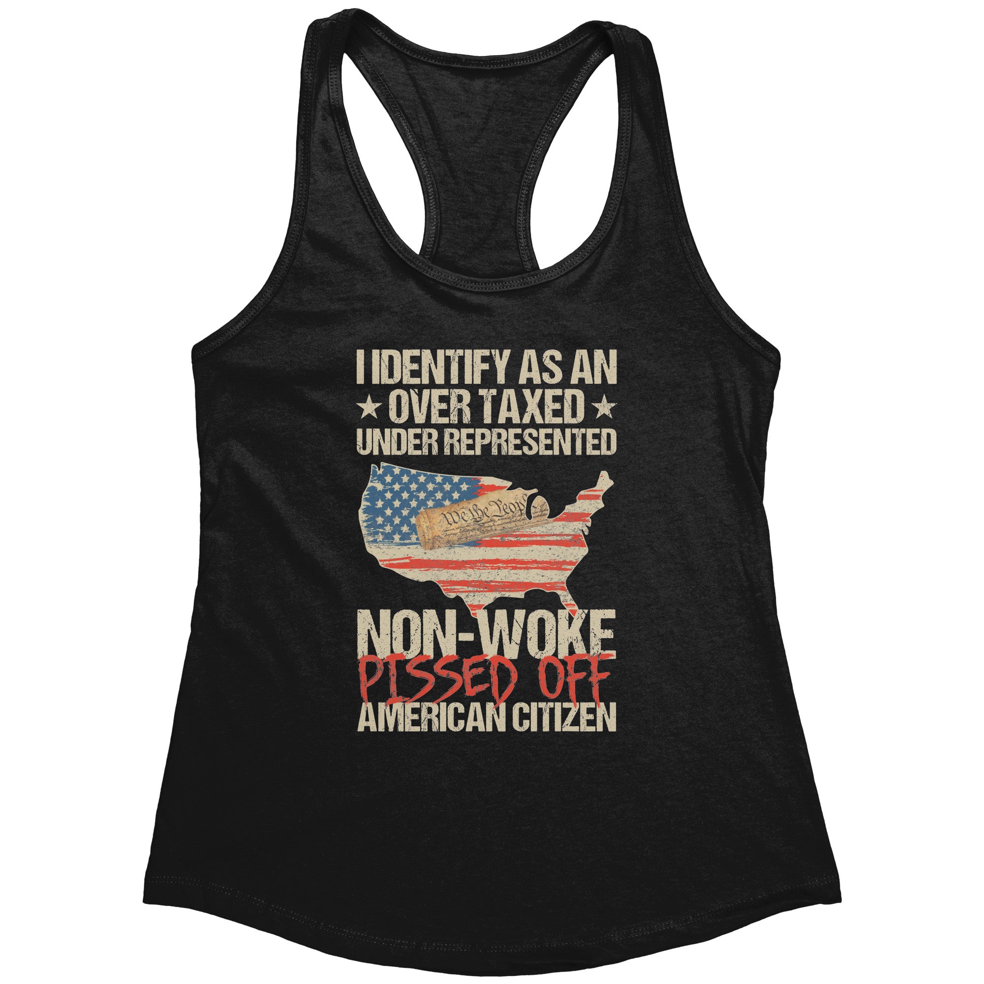 Non-Woke American Citizen (Ladies) -Apparel | Drunk America 