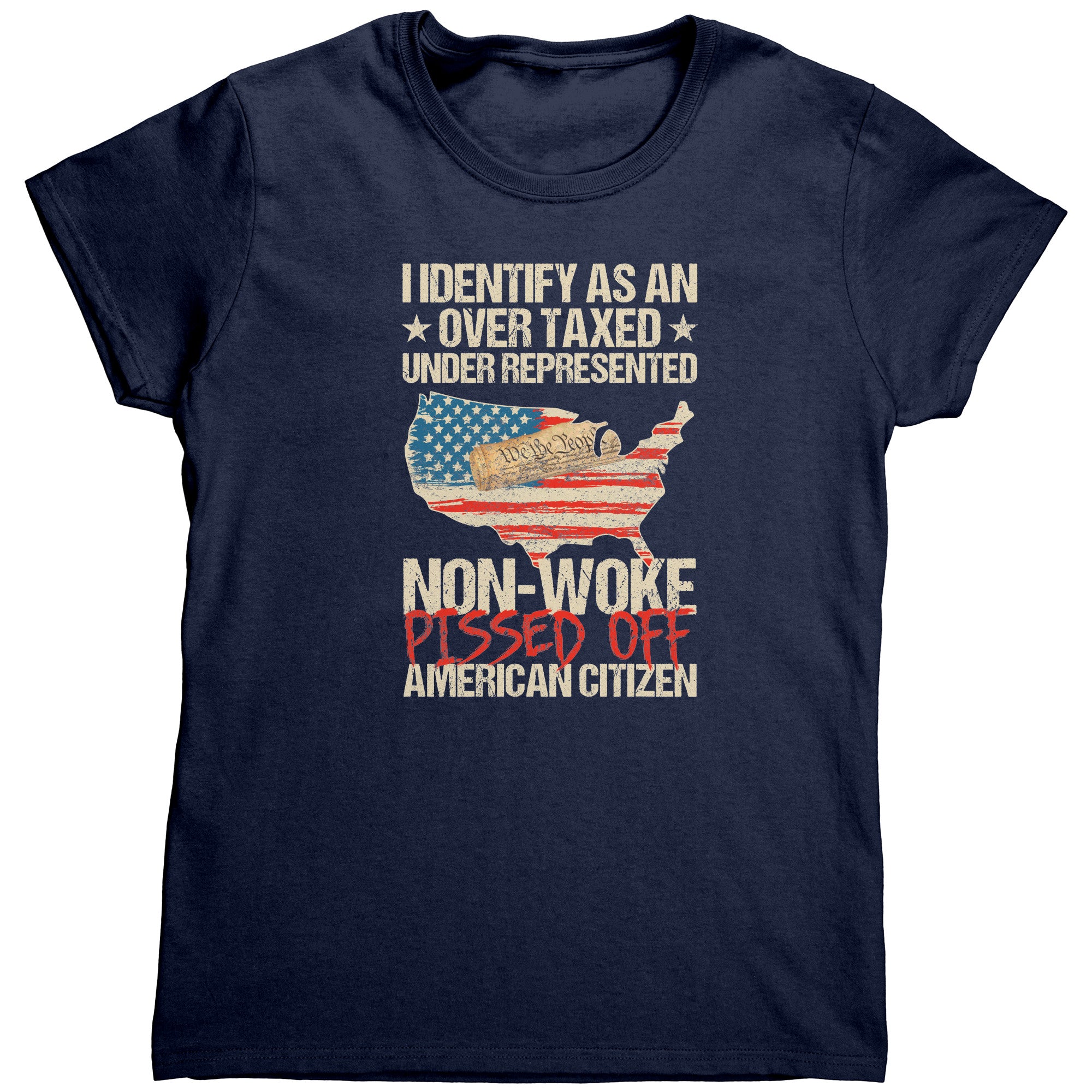 Non-Woke American Citizen (Ladies) -Apparel | Drunk America 