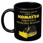 Nothing_Runs_Like_A_Komatsu_Through_A_Mu_11oz_Black_LH_Mockup.png