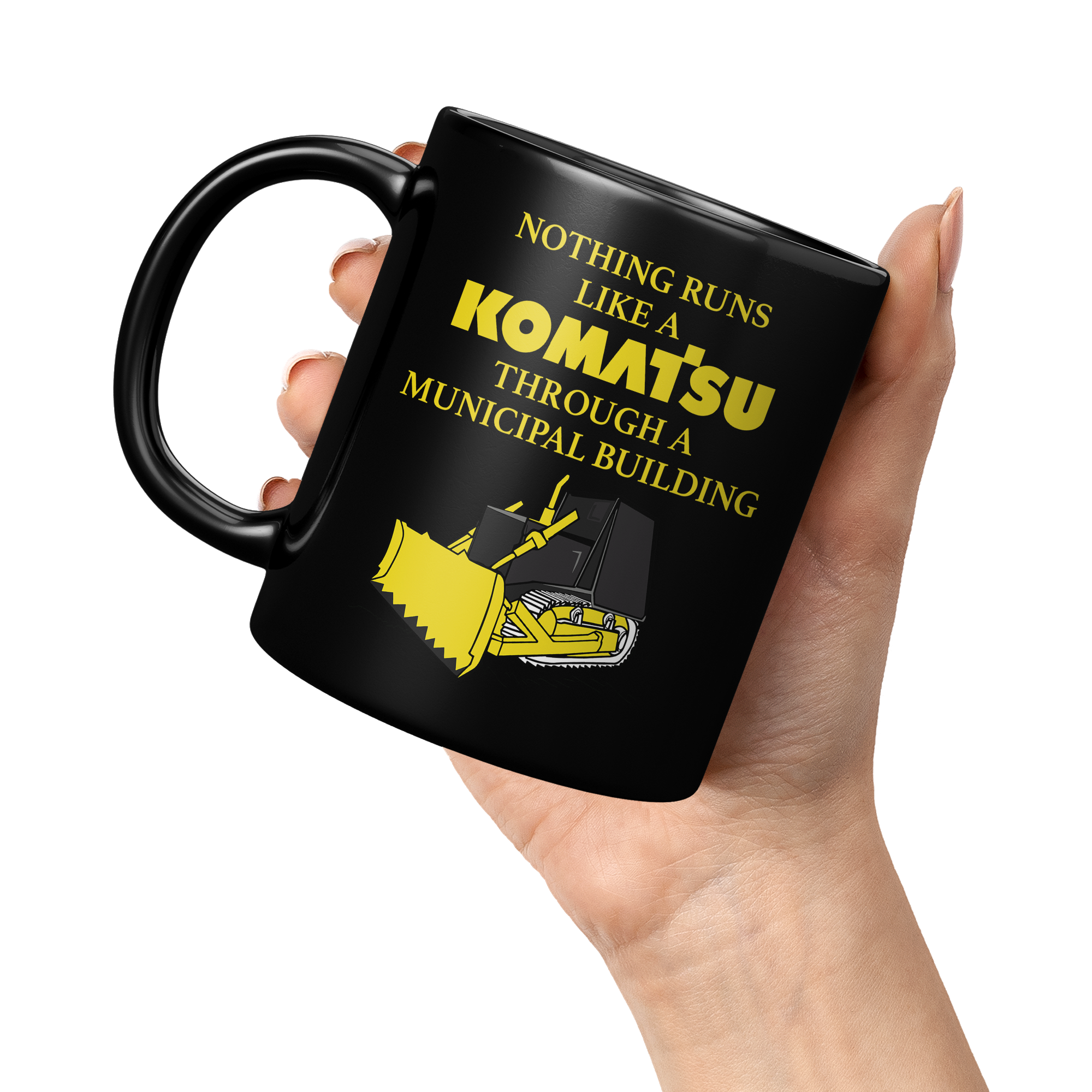 Nothing_Runs_Like_A_Komatsu_Through_A_Mu_11oz_Black_LH_Model_Mockup.png