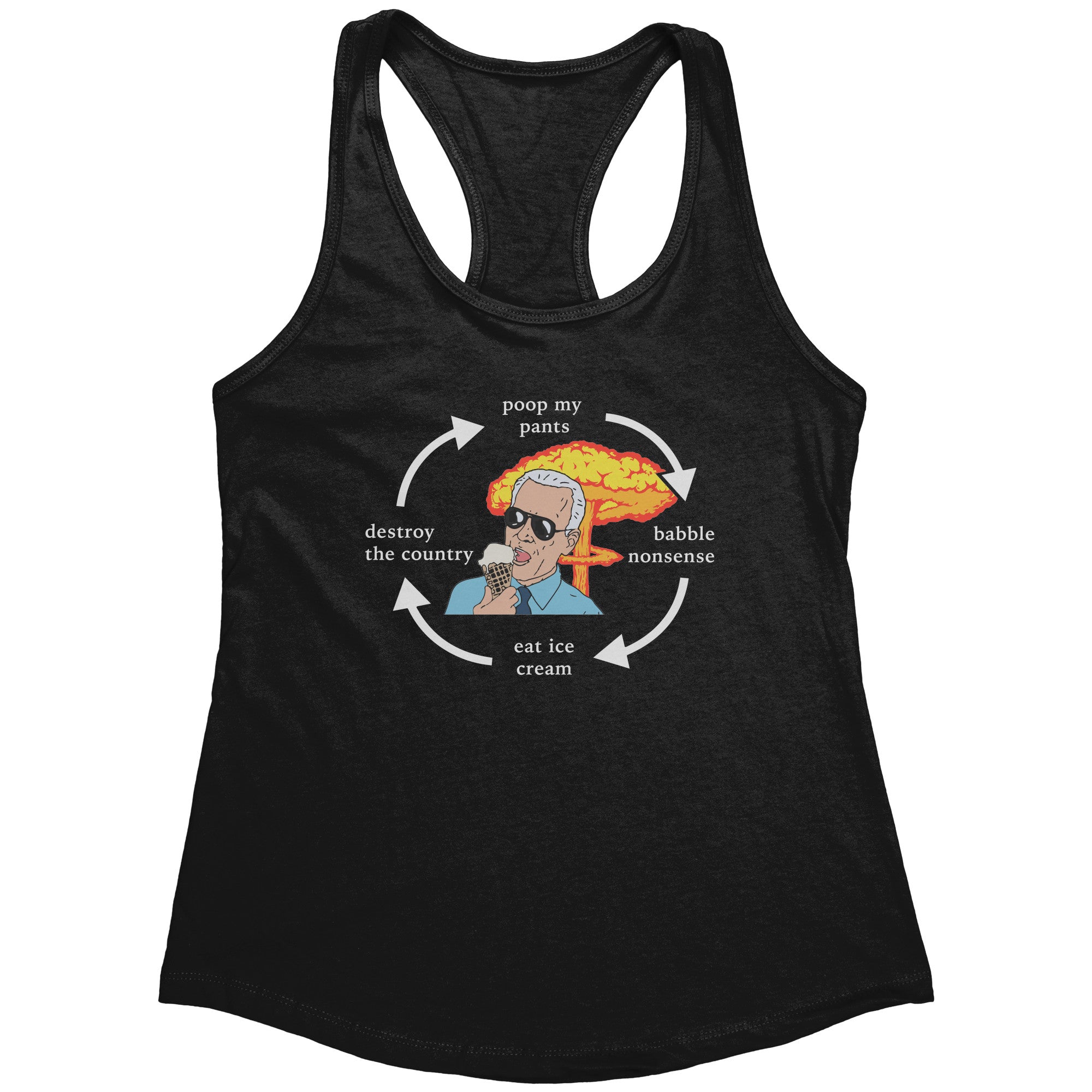 Poop My Pants Babble Nonsense FJB (Ladies) -Apparel | Drunk America 