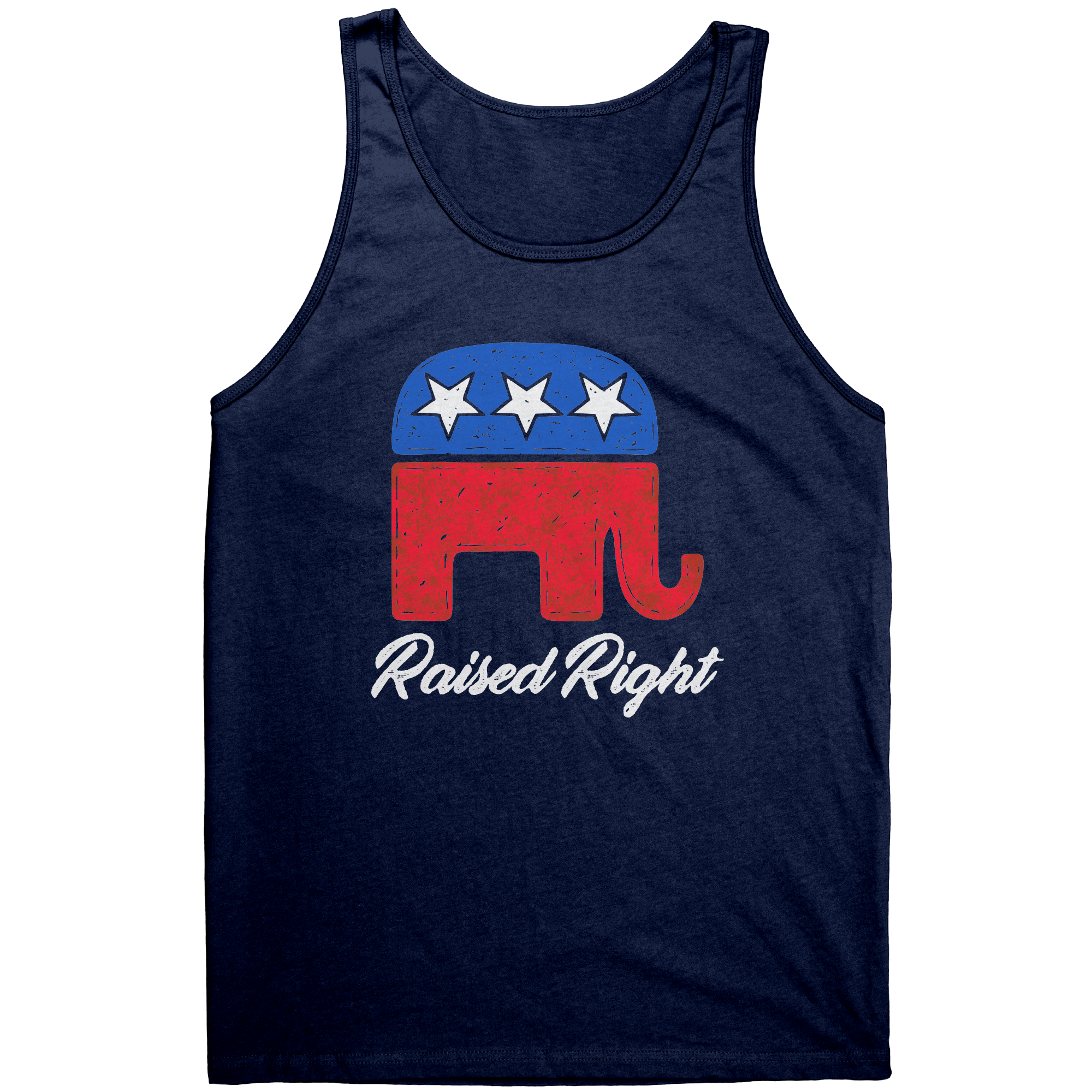 Raised Right Grunge Graphic Tee – Patriotic Clothing for True Americans | Drunk America