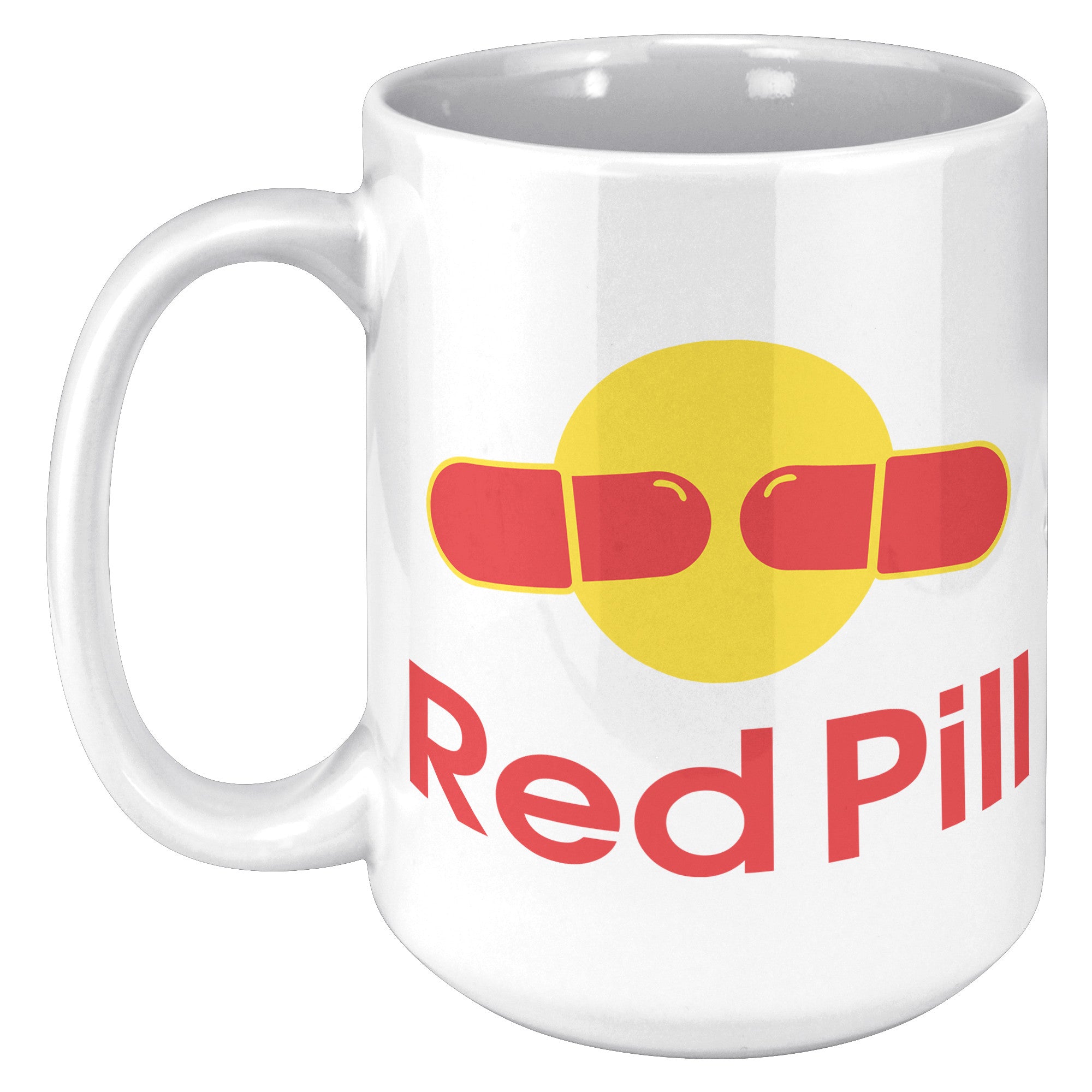 Red Pill Coffee Mug -Front/Back | Drunk America 