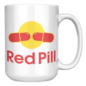 Red Pill Coffee Mug -Front/Back | Drunk America 