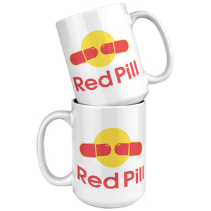 Red Pill Coffee Mug -Front/Back | Drunk America 