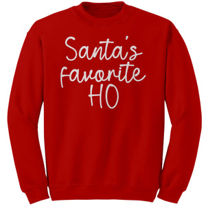 Santa's Favorite Ho Christmas Sweater -Apparel | Drunk America 