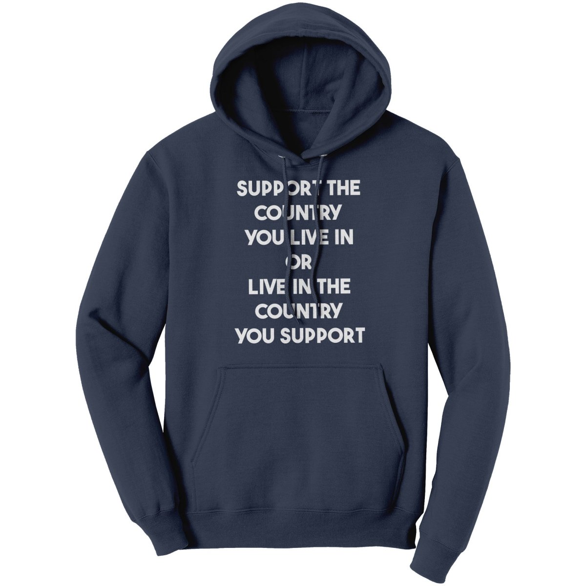 Support The Country You Live In Or Live In The Country You Support (Ladies) - Drunk America