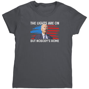 The Lights Are On But Nobody's Home (Ladies) -Apparel | Drunk America 