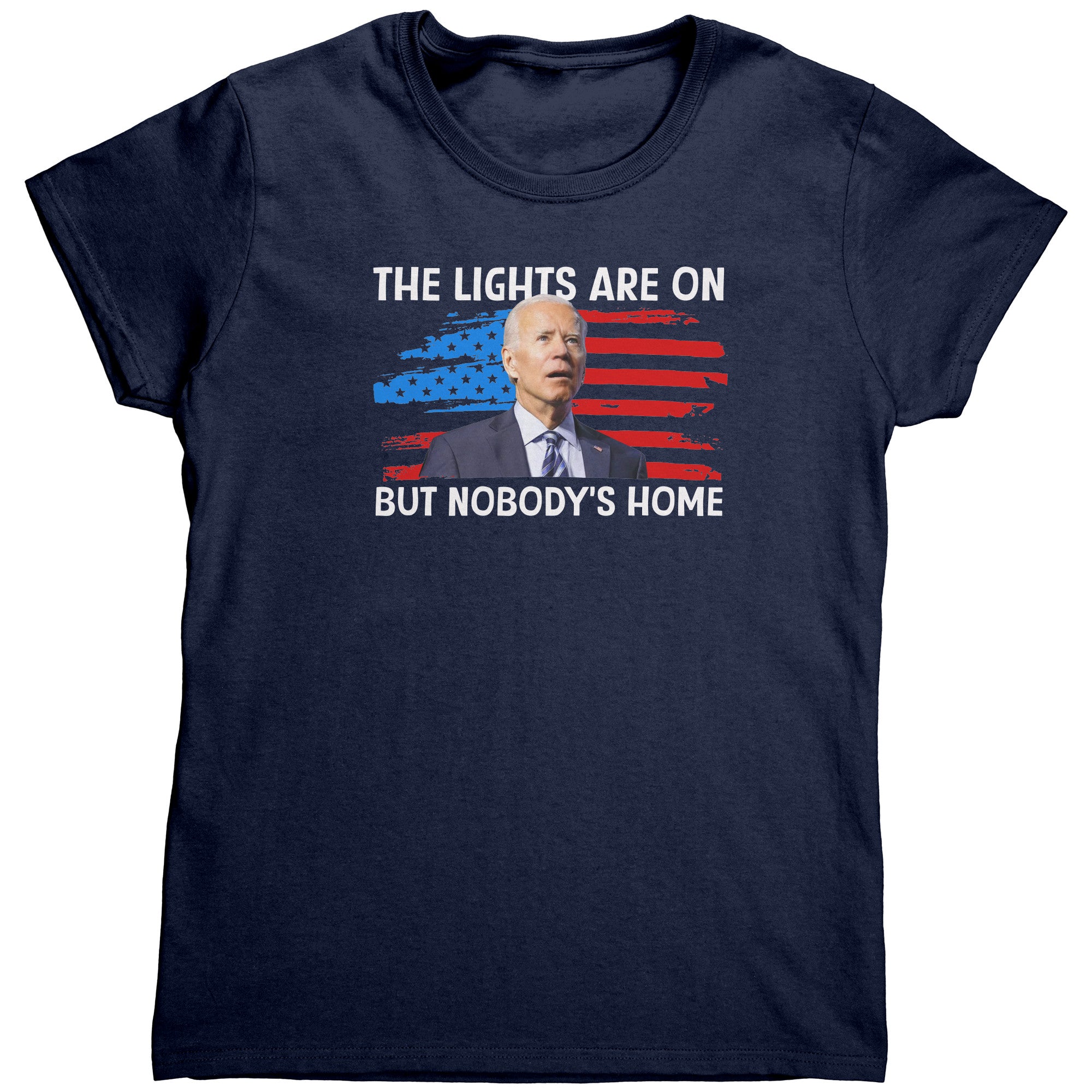 The Lights Are On But Nobody's Home (Ladies) -Apparel | Drunk America 