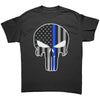 Thin Blue Line Punisher Skull