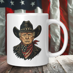 Trump Outlaw Cowboy Patriotic Coffee Mug