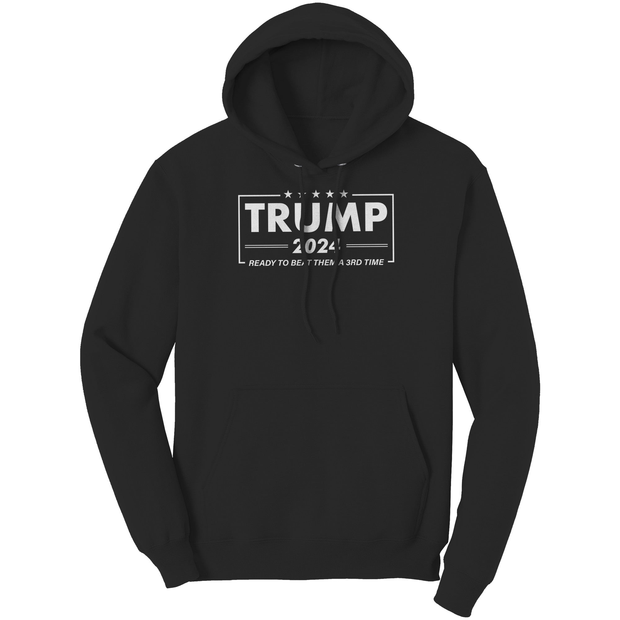 Trump 2024 Ready To Beat Them A 3rd Time (Ladies) -Apparel | Drunk America 