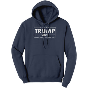 Trump 2024 Ready To Beat Them A 3rd Time (Ladies) -Apparel | Drunk America 