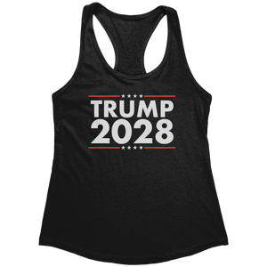 Trump 2028 (Ladies) – Patriotic Clothing for True Americans | Drunk America