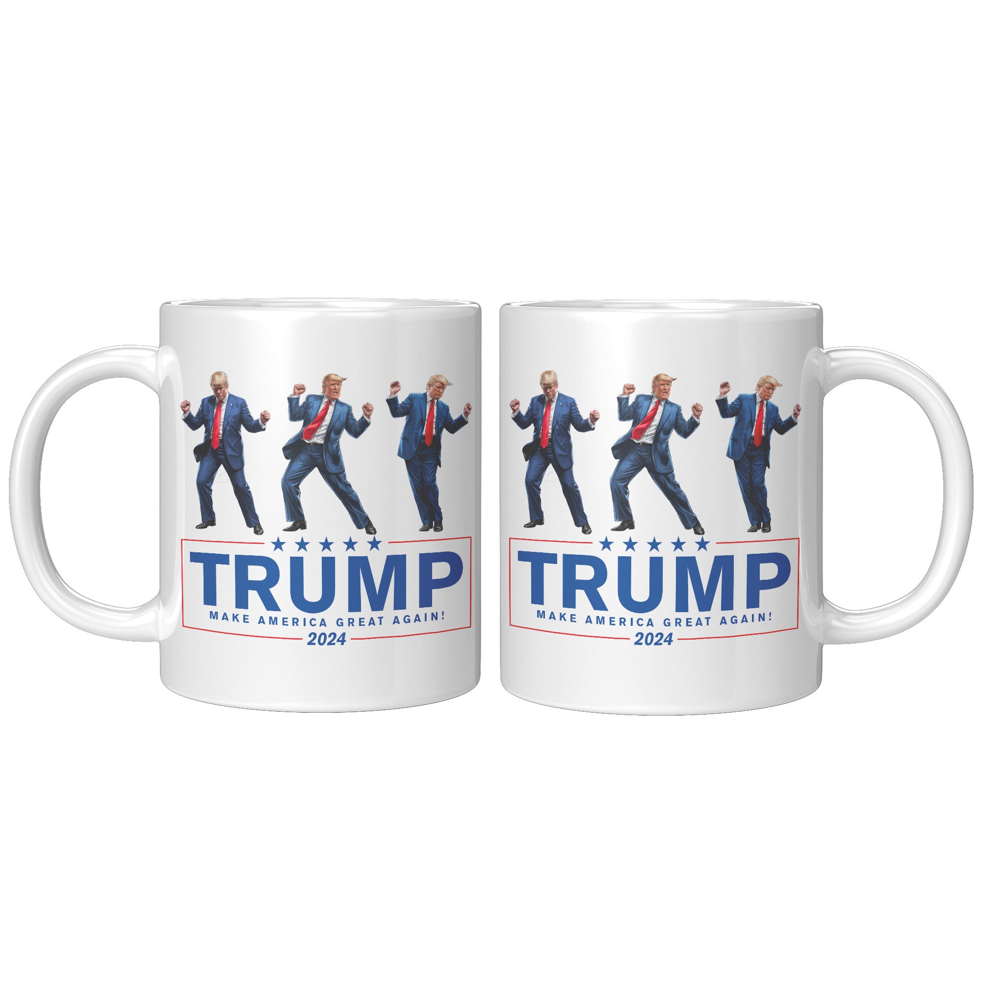 Trump Dance Make America Great Again Coffee Mug -Front/Back | Drunk America 