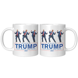 Trump Dance Make America Great Again Coffee Mug -Front/Back | Drunk America 