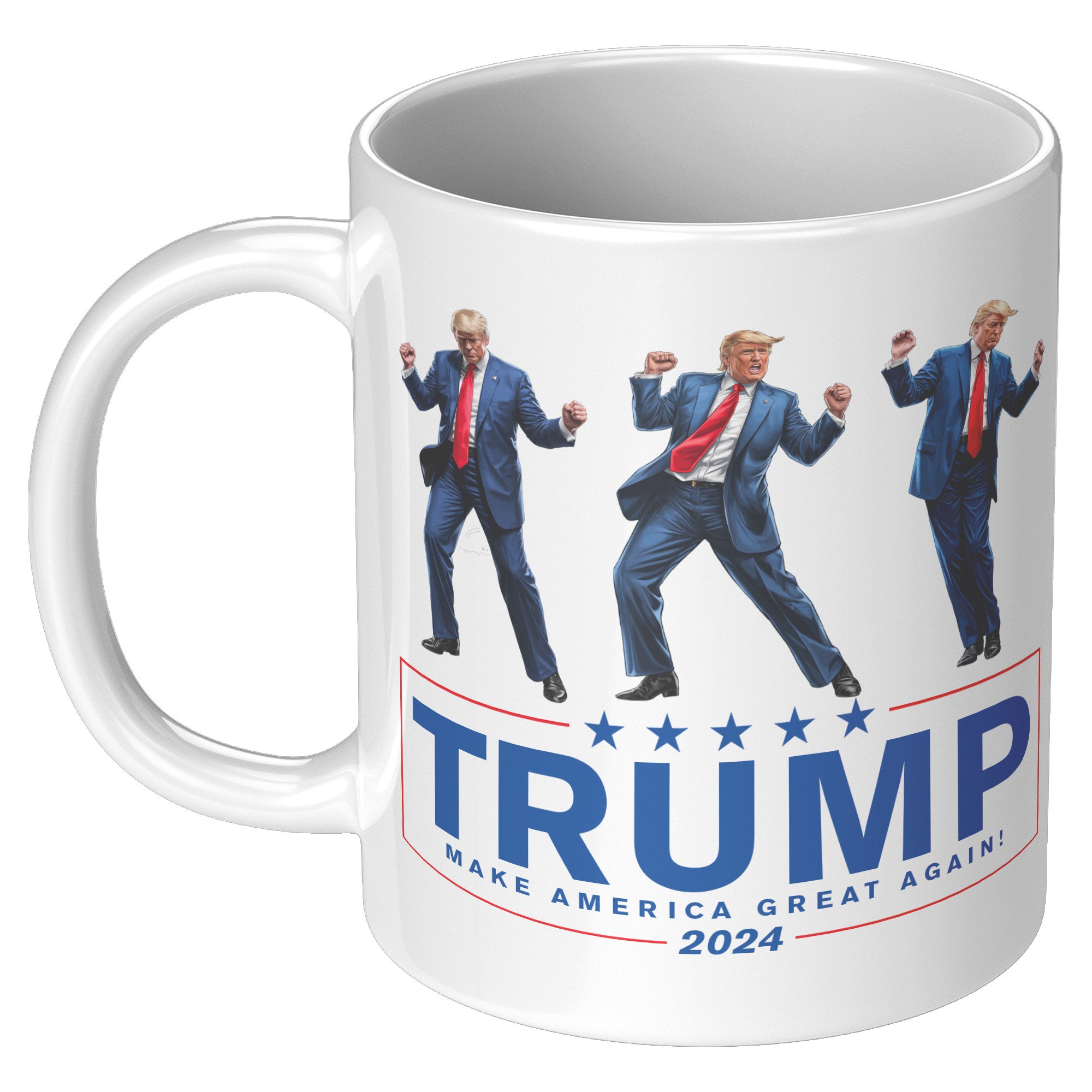 Trump Dance Make America Great Again Coffee Mug -Front/Back | Drunk America 