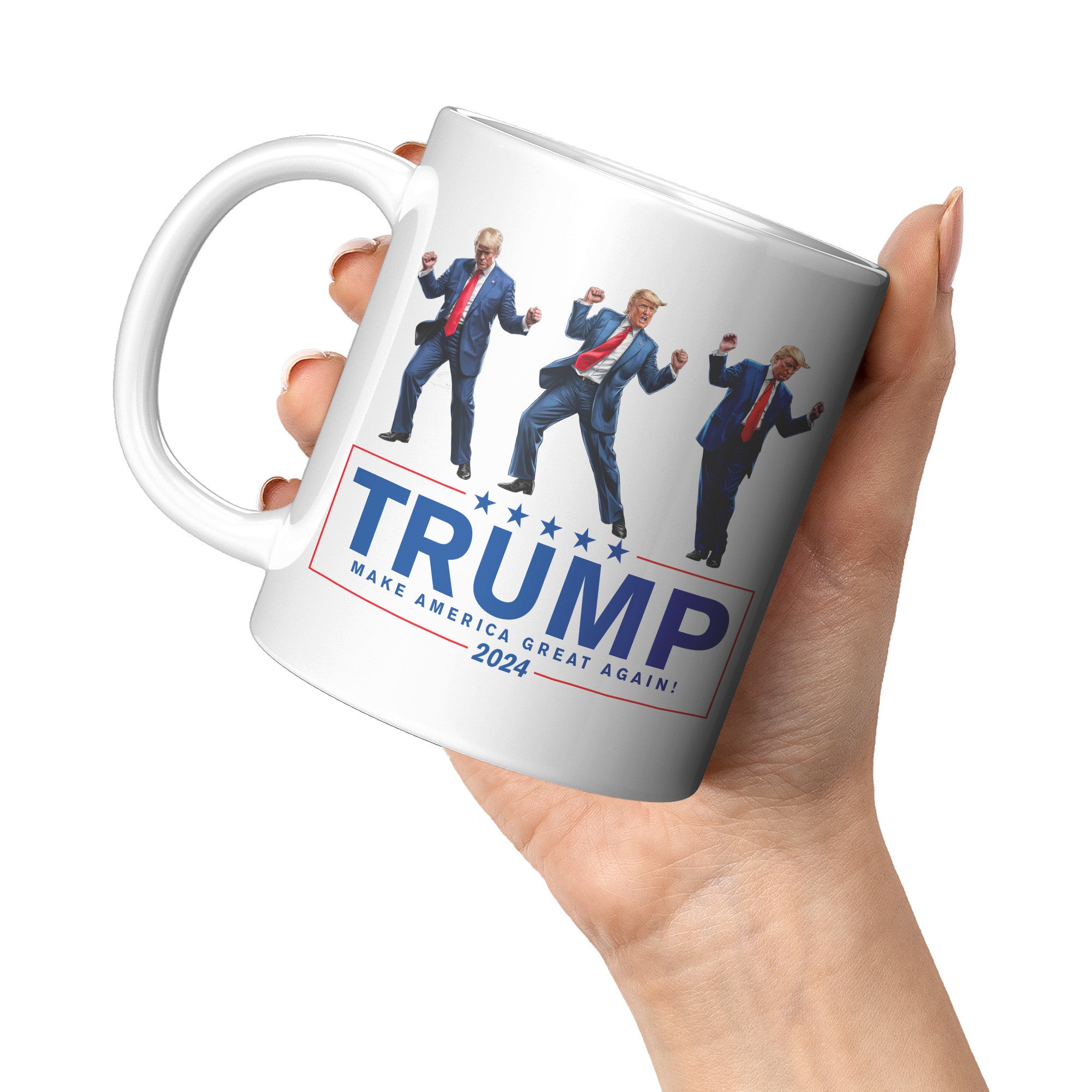 Trump Dance Make America Great Again Coffee Mug -Front/Back | Drunk America 