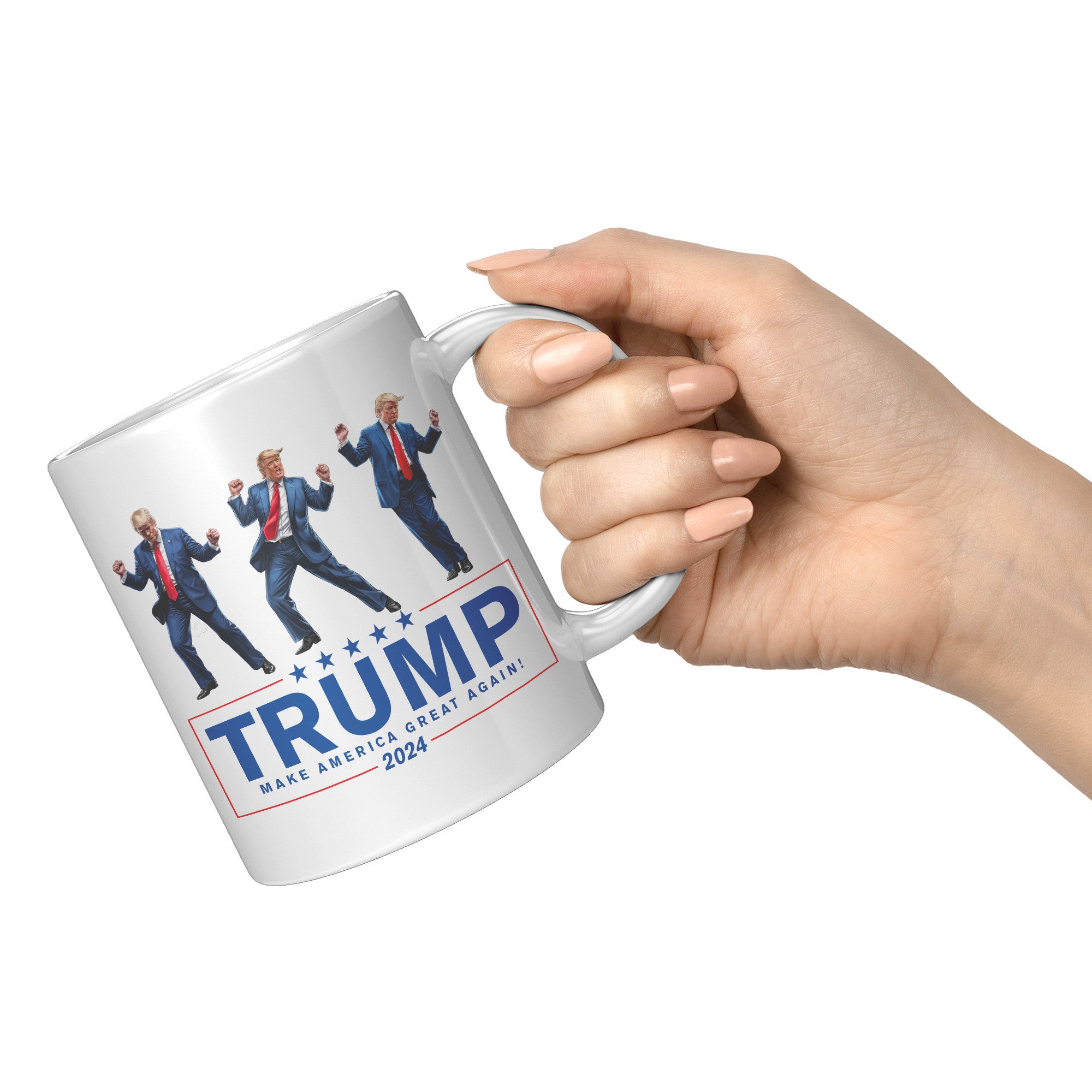 Trump Dance Make America Great Again Coffee Mug -Front/Back | Drunk America 