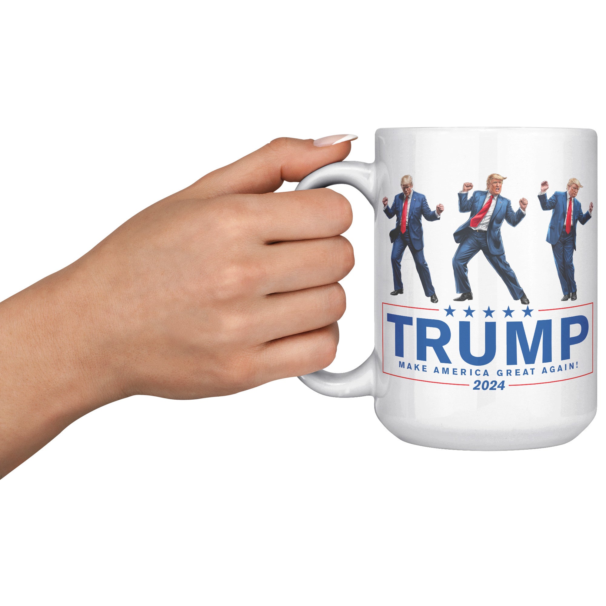 Trump Dance Make America Great Again Coffee Mug -Front/Back | Drunk America 