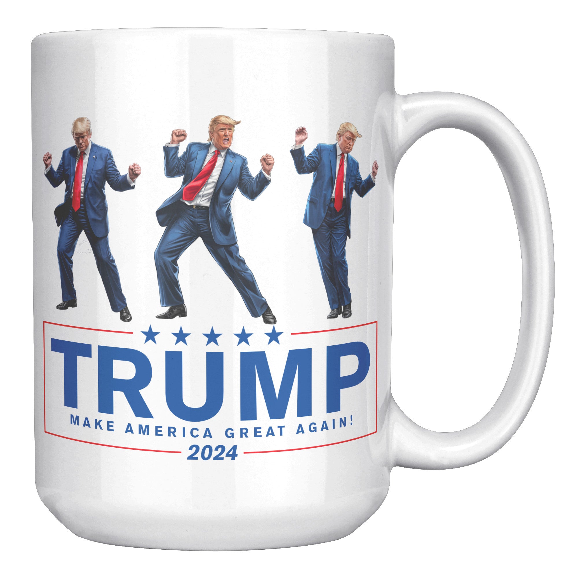 Trump Dance Make America Great Again Coffee Mug -Front/Back | Drunk America 