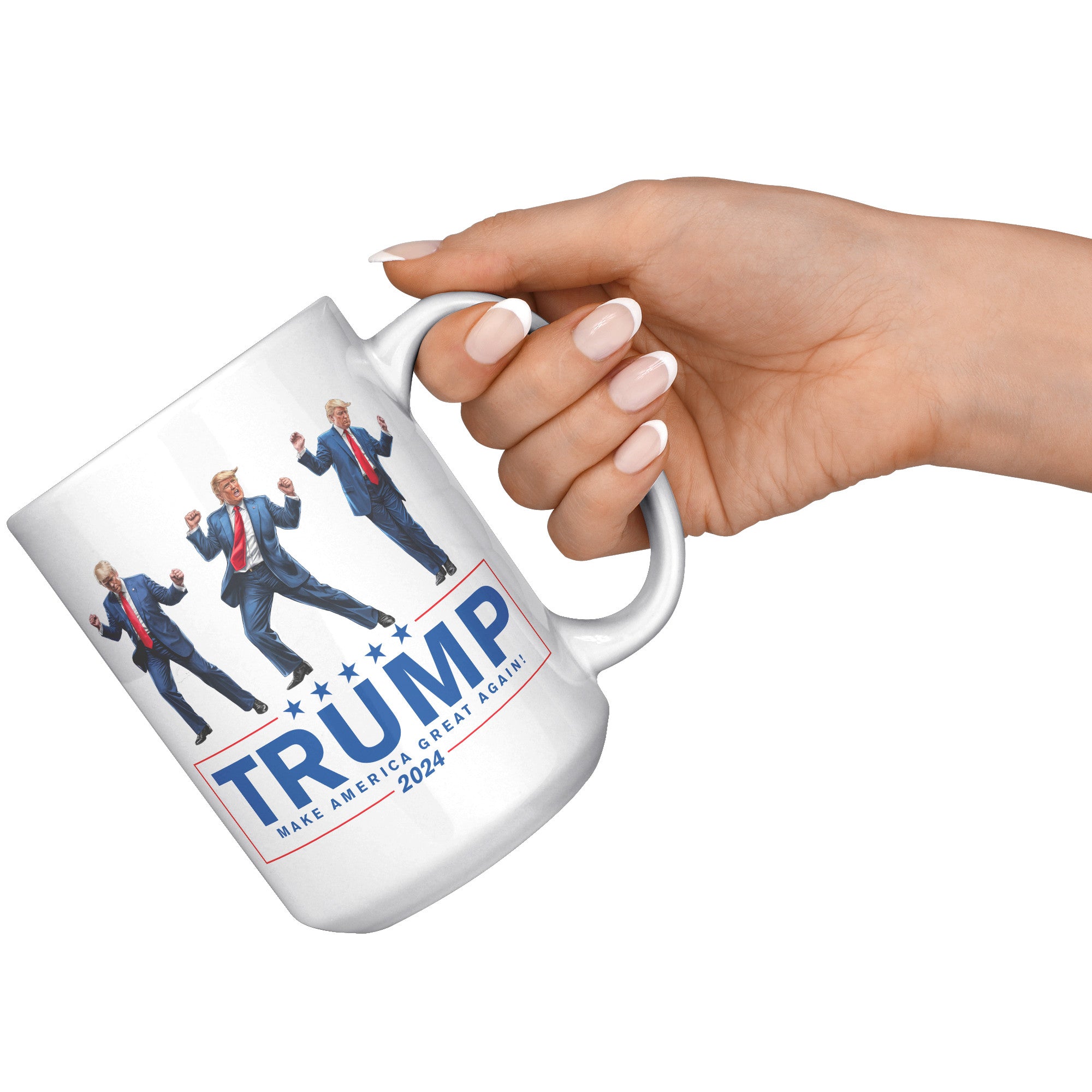 Trump Dance Make America Great Again Coffee Mug -Front/Back | Drunk America 