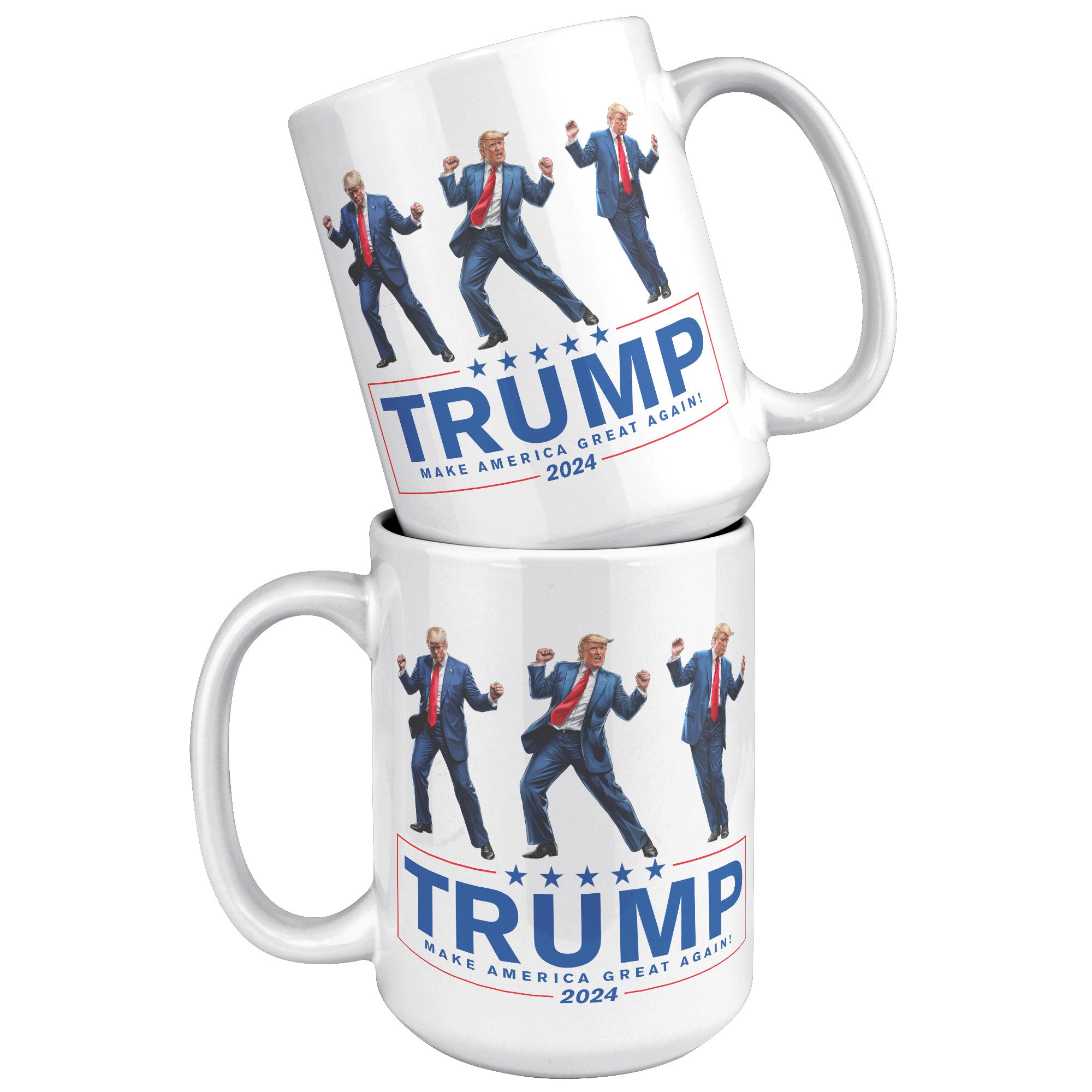 Trump Dance Make America Great Again Coffee Mug -Front/Back | Drunk America 