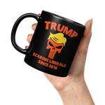 Trump_Halloween_Scaring_Liberals_Since_2_11oz_Black_LH_Model_Mockup.png