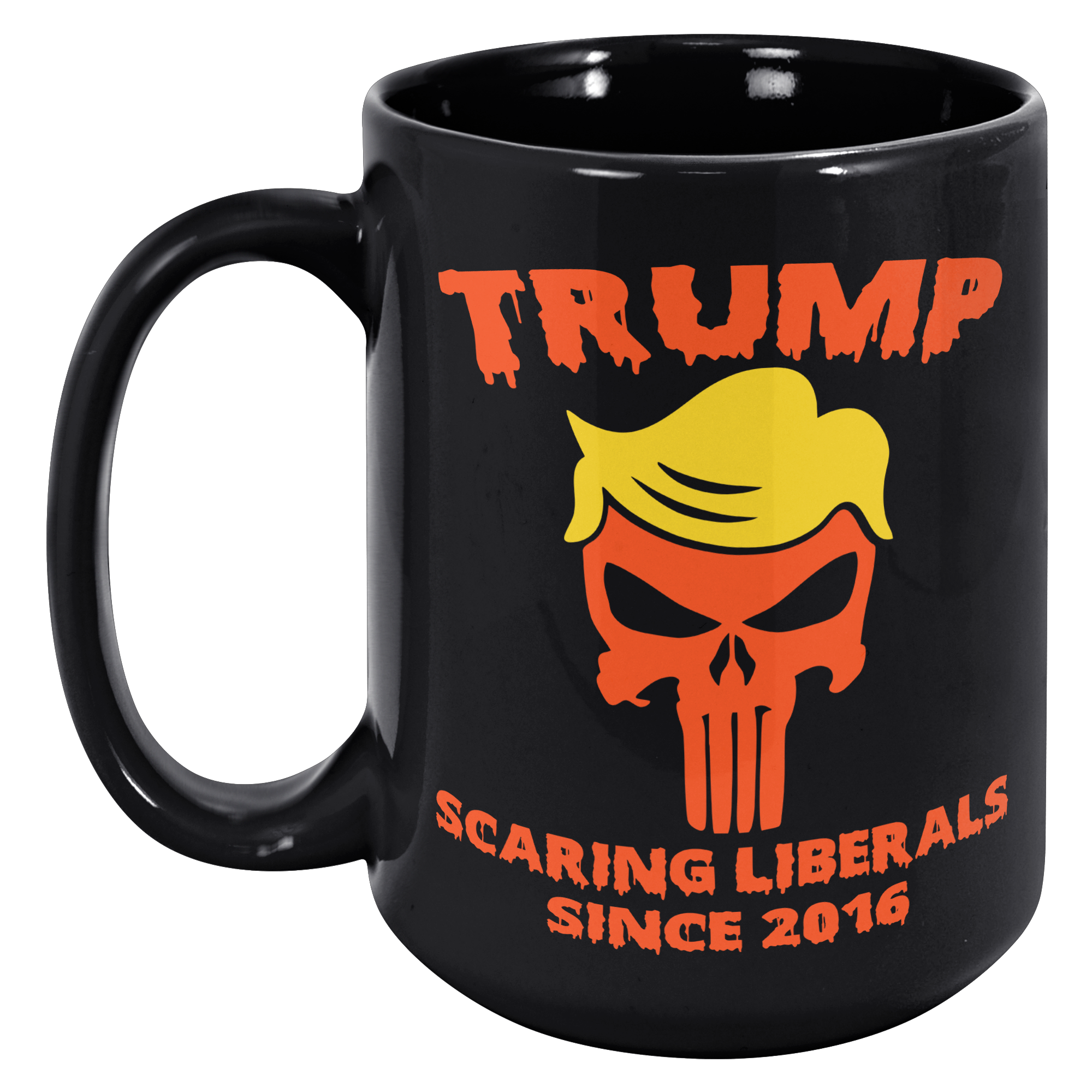 Trump_Halloween_Scaring_Liberals_Since_2_15oz_Black_LH_Mockup.png
