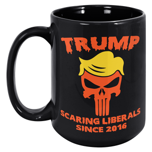 Trump_Halloween_Scaring_Liberals_Since_2_15oz_Black_LH_Mockup.png