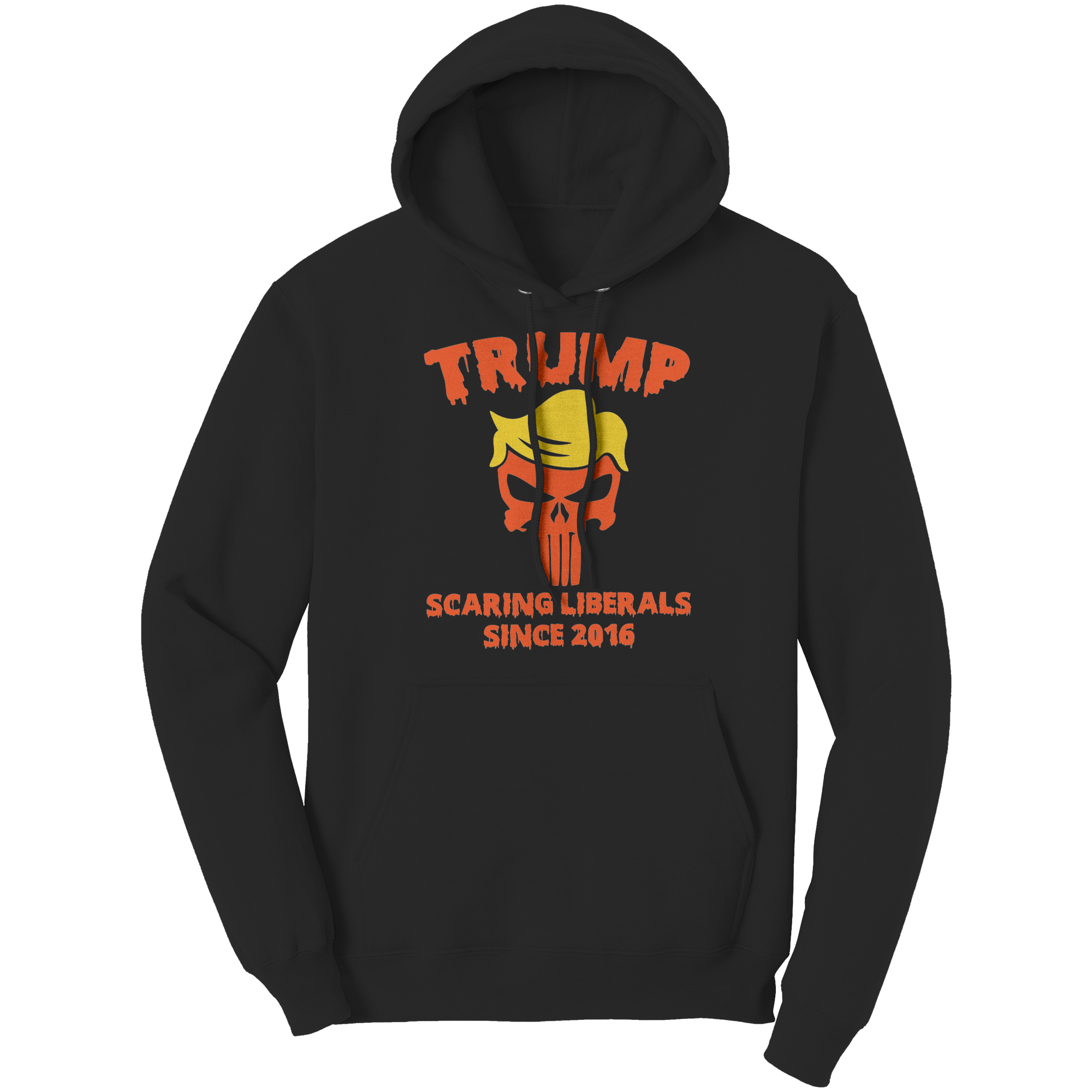 Trump_Halloween_Scaring_Liberals_Since_2_Black_Front_Mockup.png