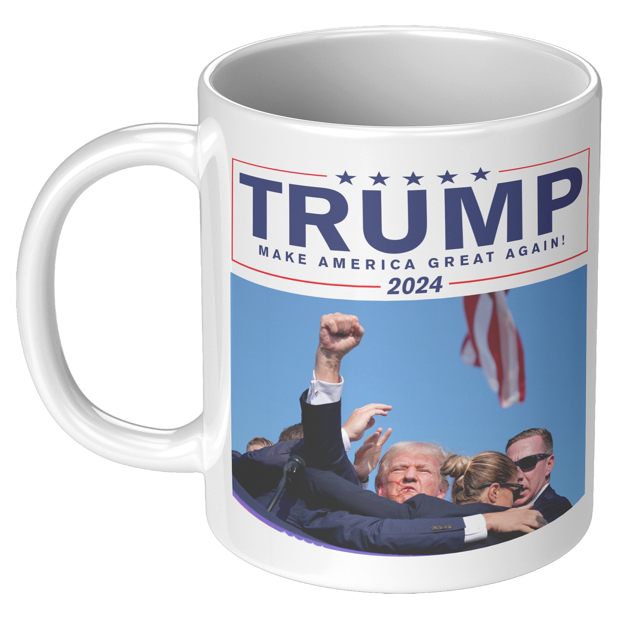 Trump Make America Great Again Coffee Mug -Front/Back | Drunk America 