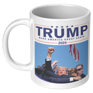 Trump Make America Great Again Coffee Mug -Front/Back | Drunk America 