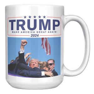 Trump Make America Great Again Coffee Mug -Front/Back | Drunk America 