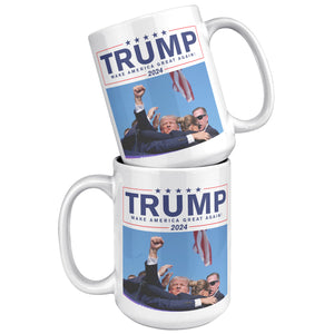 Trump Make America Great Again Coffee Mug -Front/Back | Drunk America 
