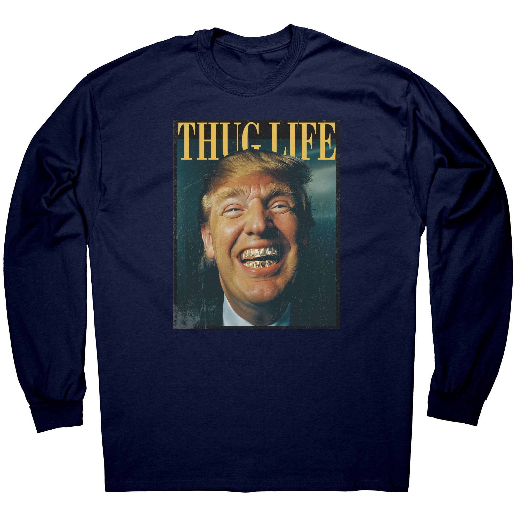 Trump Thug Life Gold Grill