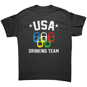 USA Drinking Team Shirt – Patriotic Party Tee | Drunk America – Apparel by Drunk America