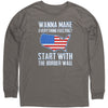 Wanna Make Everything Electric? Start With The Border Wall (Charcoal Replacement Small) -Apparel | Drunk America 